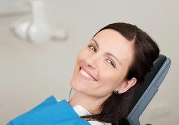 Calm patient reclining in the chair